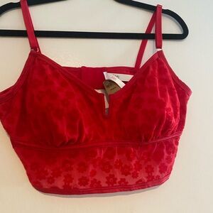Victoria’s Secret PINK Red Bralette XXL NWT